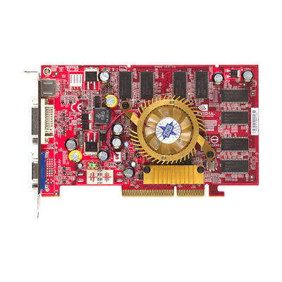NX6600-VTD256 MSI 256MB GeForce 6600 DDR 128-Bit DVI/ D...
