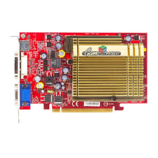 NX6600LE-TD256E MSI GeForce 6600LE 256MB DDR2 SDRAM TV-...