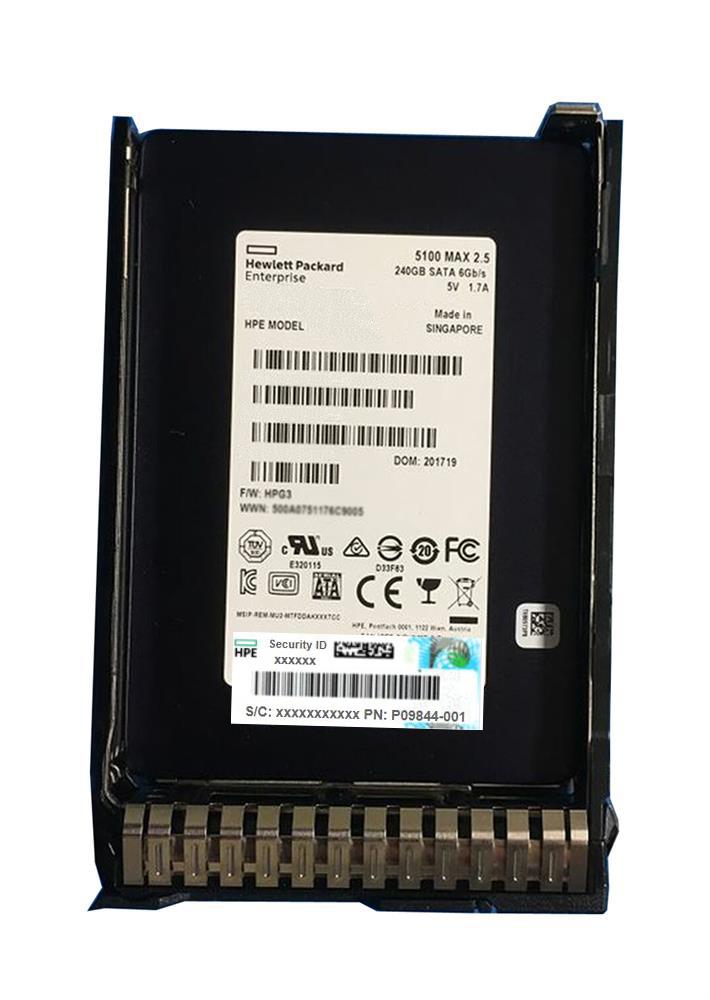 P09844-001 HPE 240gb Sata 6gbps Read Intensive 2.5inch ...