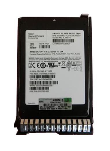 P20837-001 HPE 15.36tb Sas 12g Read Intensive Sff 2.5in Sc Ssd For Gen10 And 10 Plus Servers