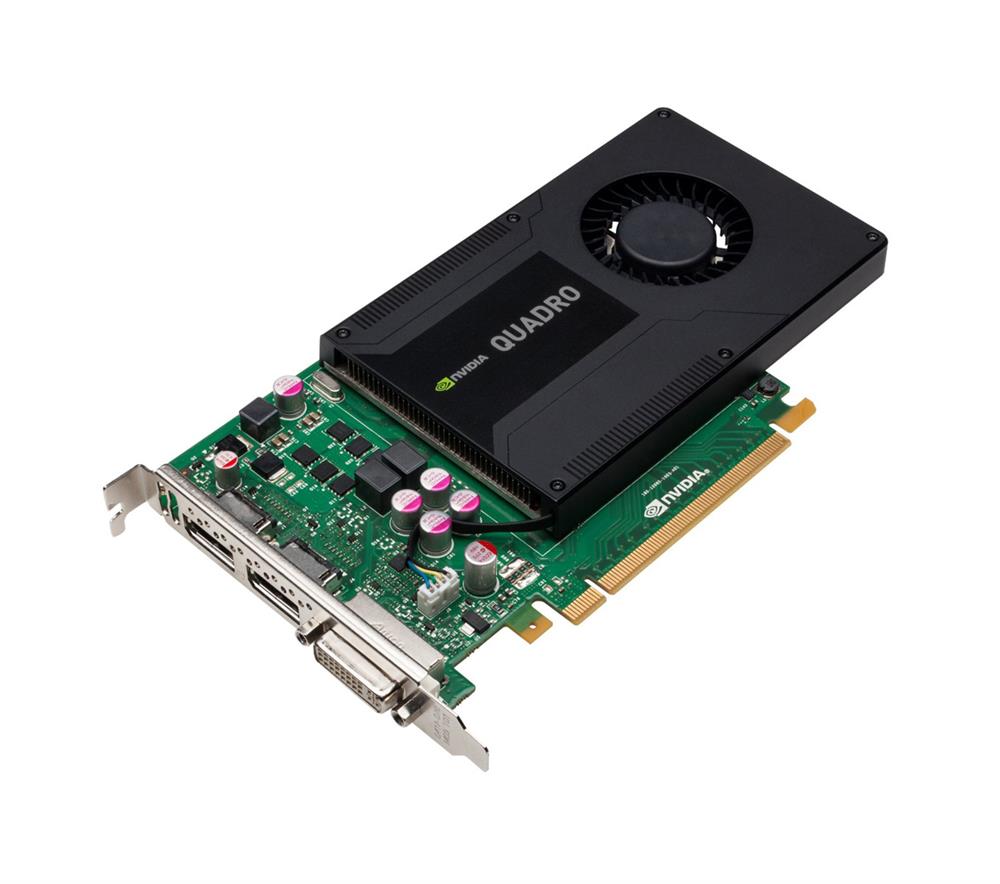 P2095 Nvidia Quadro K2000 2GB PCI-Express x16 DL-DVI/ 2x DisplayPort Video Graphics Card