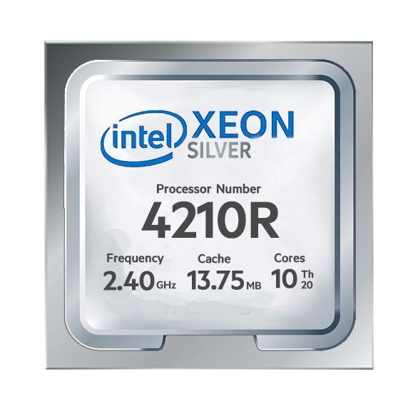 P24768-B21 HPE Intel Xeon 10-core Silver 4210r 2.4ghz 13.75mb Cache 9.6gt/s Upi Speed Socket Fclga3647 14nm 100w Processor Only For Dx380 Gen10