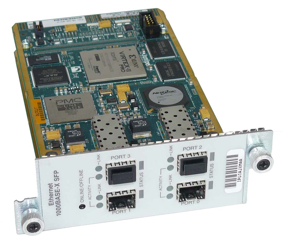 PB-4GE-SFP Juniper SFP 1000BASE-T Gigabit Ethernet Opti...