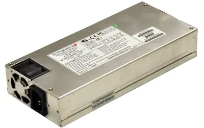 PWS-351-1H Supermicro 350-Watts 80-Plus Gold 1U Single Power Supply with PFC