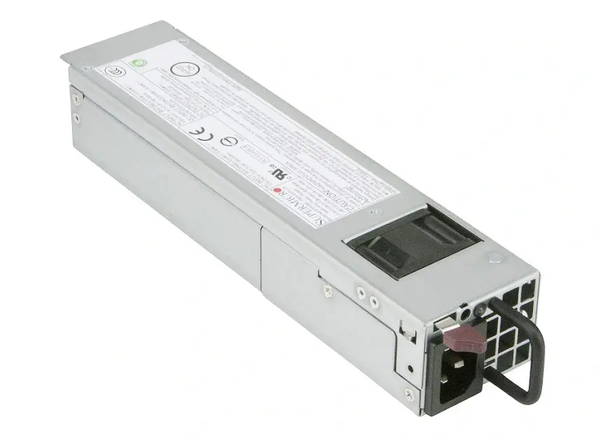 PWS-656S-1H Supermicro 600/650-Watts 80-Plus Platinum 1U Single Power Supply with PFC and PM Bus