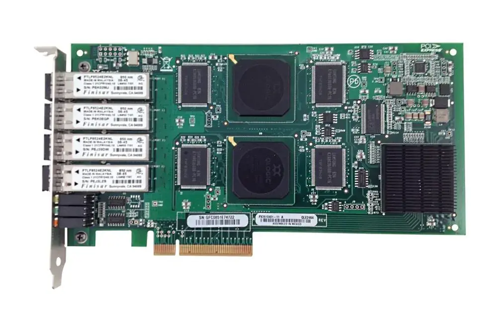PX2610401-10A QLogic SAN Blade 4GB Quad -Port PCI Expre...