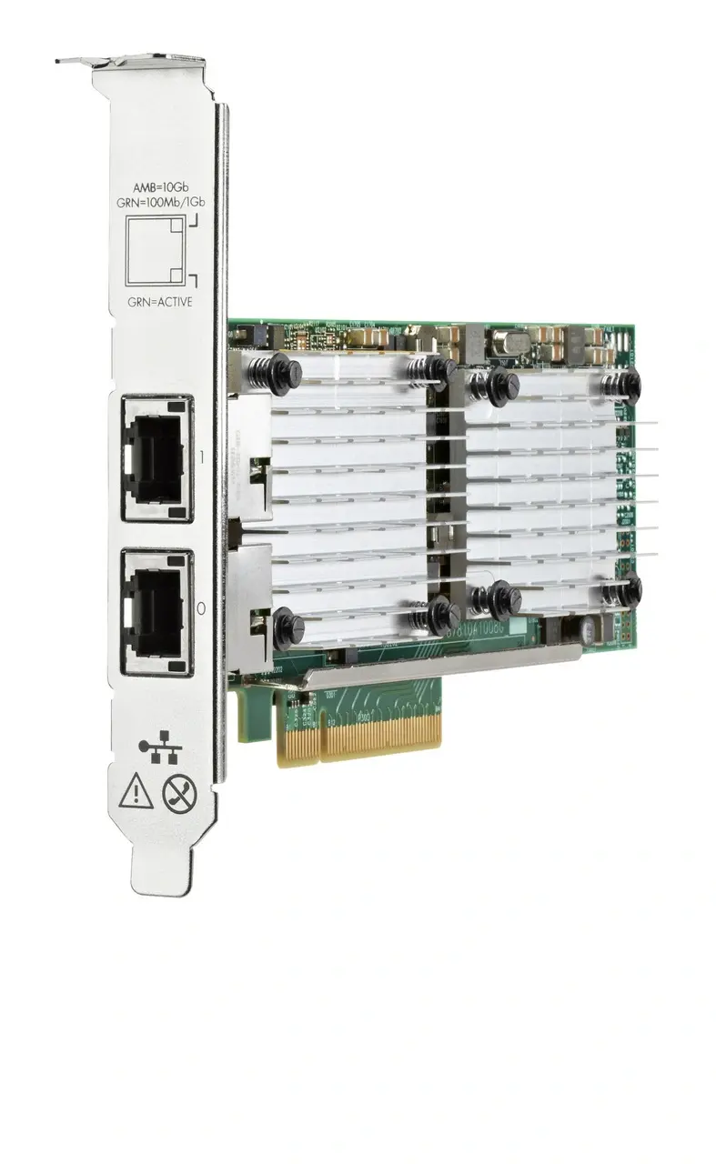 Q2P91A HP 530T 2-Port 10GBE PCI Express 2.0 x8 Network ...