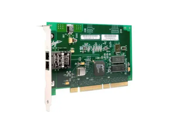 QLA2100F-33 QLogic 1GB PCI 64-bit 33MHz Fibre Channel Host Bus Adapter ()WITH