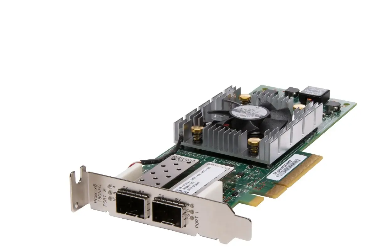 QLE2662L-DELL Dell 16GB/s 2-Port PCI-Express 3.0 Fibre Channel Host Bus Adapter