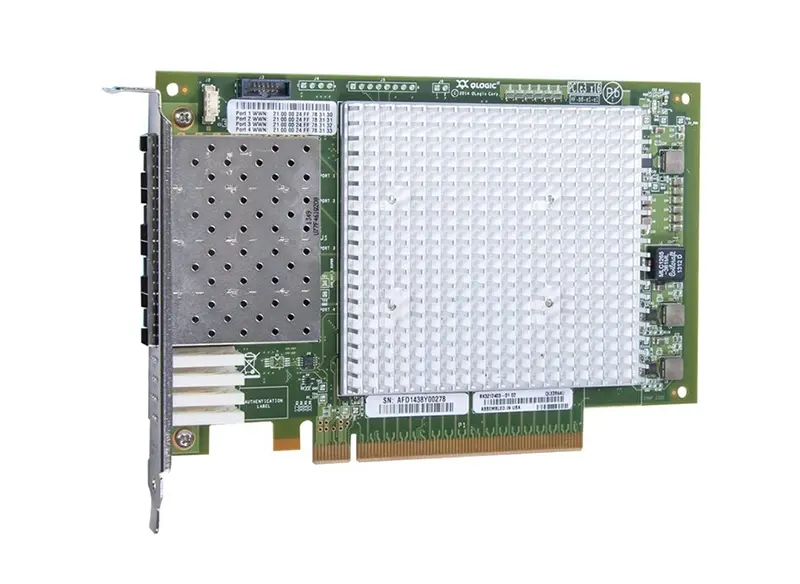 QLE2694U QLogic Quad Port Fiber Channel 16Gb/s PCI Express 3.0 x 16 Host Bus Adapter