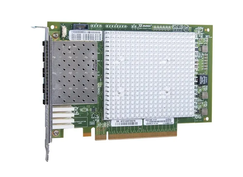 QLE2694U QLogic Quad Port Fiber Channel 16Gb/s PCI Expr...