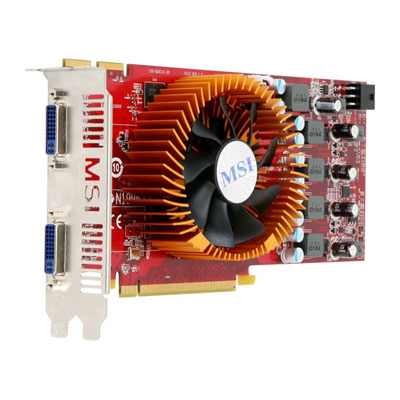 R4850-2D512-OC MSI Radeon HD 4850 512MB GDDR3 256-Bit PCI-Express 2.0 x16 HDCP Ready CrossFireX Support Video Graphics Card