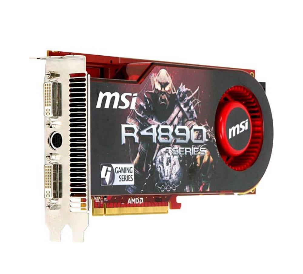 R4890-T2D1G MSI Radeon HD 4890 1GB GDDR5 256-Bit PCI-Ex...