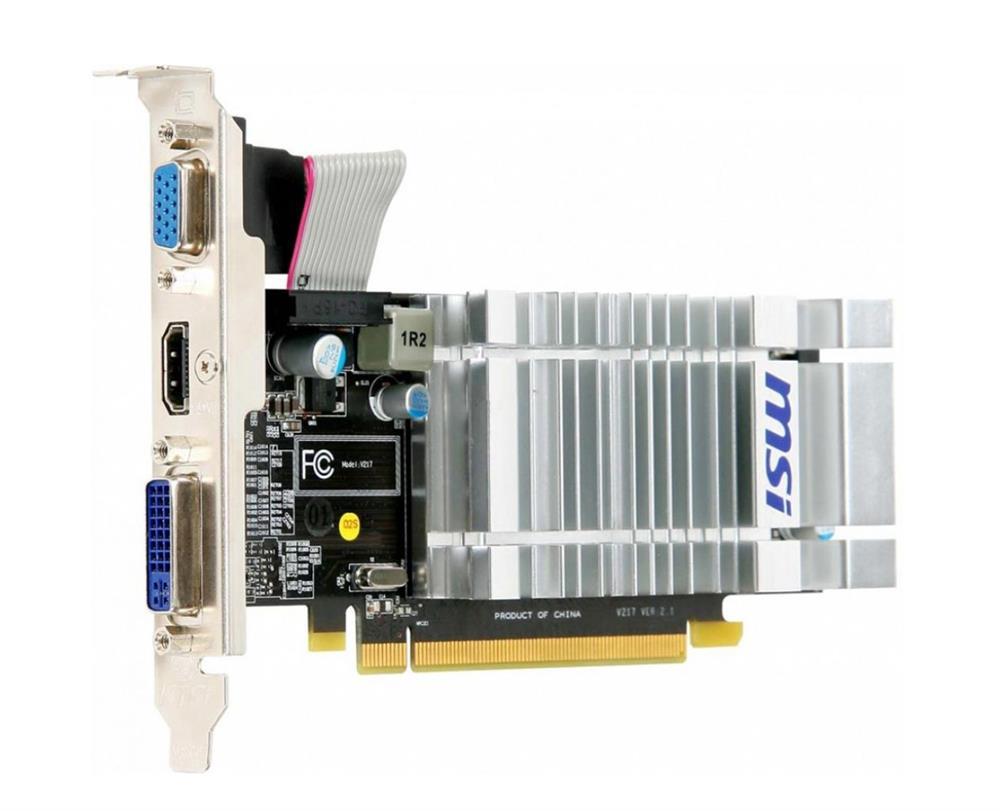 R5450-MD1GHD2 MSI Radeon HD 5450 1GB DDR2 64-Bit PCI-Ex...