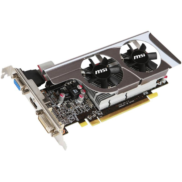 R6570-MD1GD3/LP MSI Radeon HD 6570 1GB DDR3 PCI-Express x16 2.1 Video Graphics Card