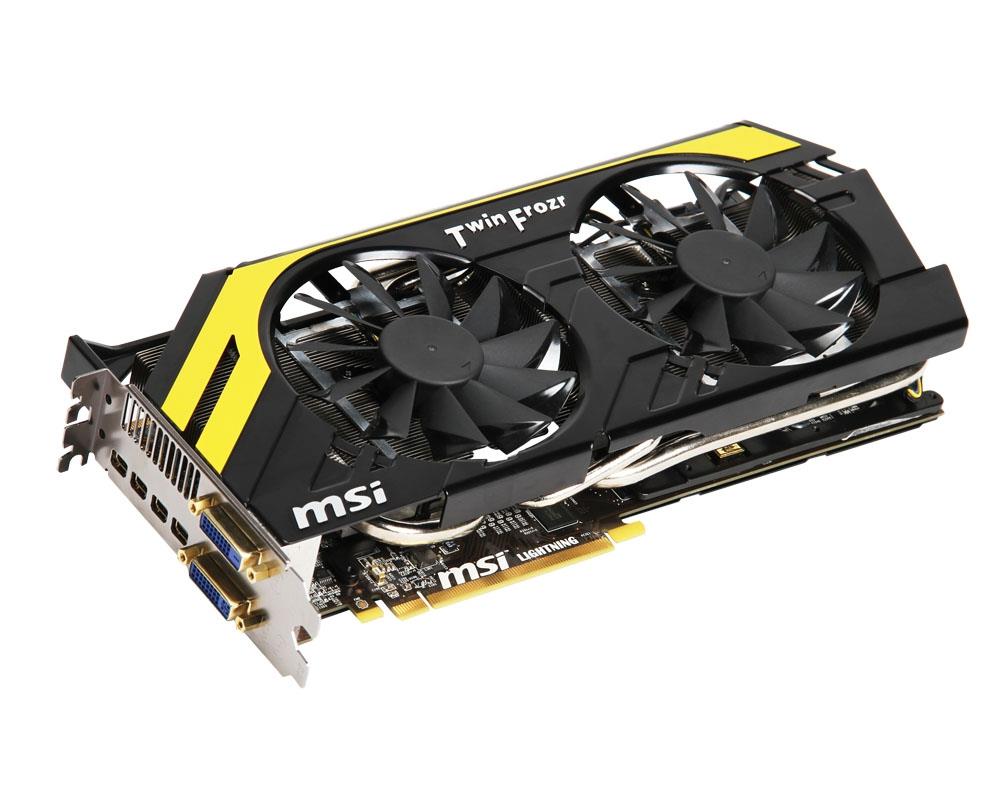 R7970LIGHTNING MSI AMD Radeon HD 7970 3GB GDDR5 384-Bit PCI-Express 3.0 x16 Video Graphics Card