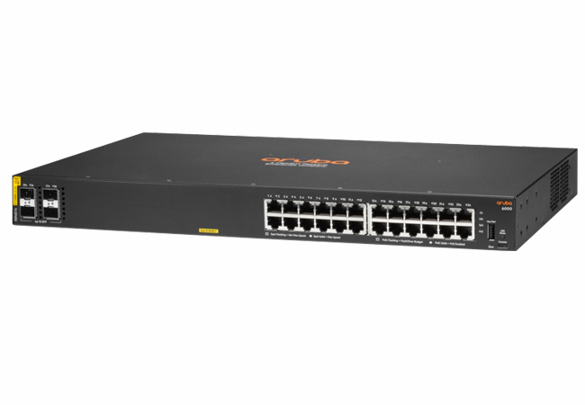 R8N87A HPE Aruba 6000 24G Class4 PoE Switch Replacement...