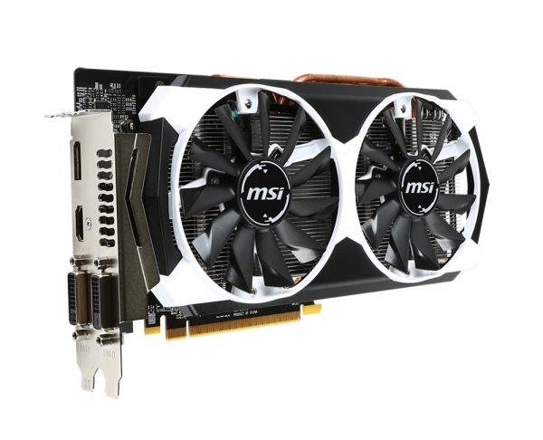 R93802GD5TOC MSI AMD Radeon R9 380 2GD5T OC 2GB GDDR5 2x DVI/HDMI/DisplayPort PCI-Express 3.0 x16 Video Graphics Card