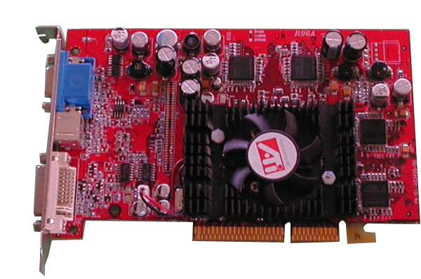 R96A-C3T ATI Tech Radeon 9600XT 128MB DVI S-video VGA V...