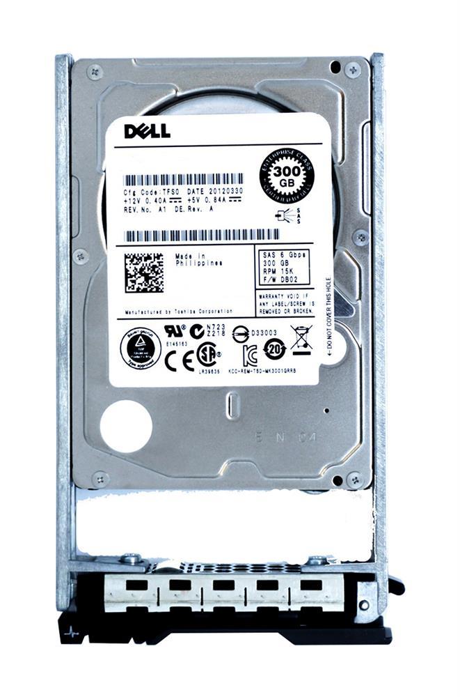 RWC83 Dell Hard Drive 300GB 15K SAS 2.5in