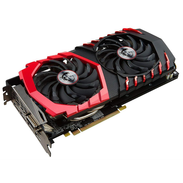 RX4804G MSI Radeon RX 480 8GB GDDR5 256-Bit HDMI / DisplayPort / Dual-Link DVI PCI-Express 3.0x 16 Video Graphics Card