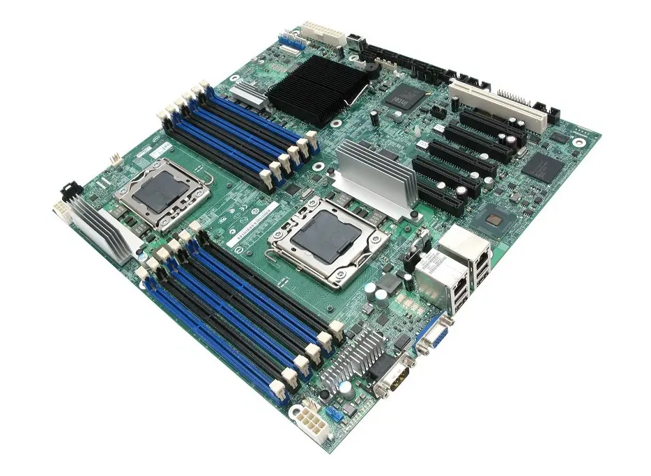 S5520HCR Intel CHIPSET-INTEL 5520 Socket Dual LGA1366 192GB DDR3-1333MHz SSI EEB Server Motherboard