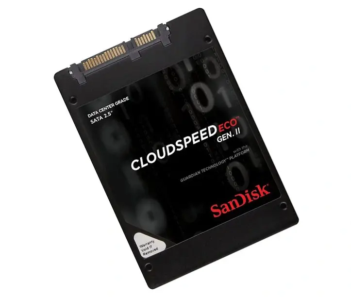 SDLF1CRM-016T-1HA2 SanDisk CloudSpeed Ultra Gen II 1.6TB Multi-Level Cell (MLC) SATA 6Gb/s 2.5-inch Solid State Drive
