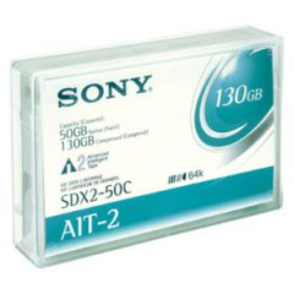 SDX250C-BC Sony 50GB/130GB AIT-2 Barcoded DATa Cartridg...