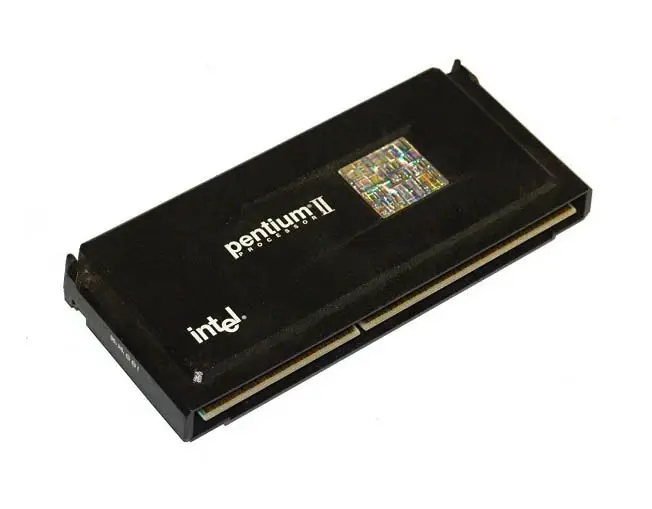 SL2RR Intel Pentium II 266MHz 66MHz FSB 512KB L2 Cache Socket Mini-Cartridge Mobile Processor