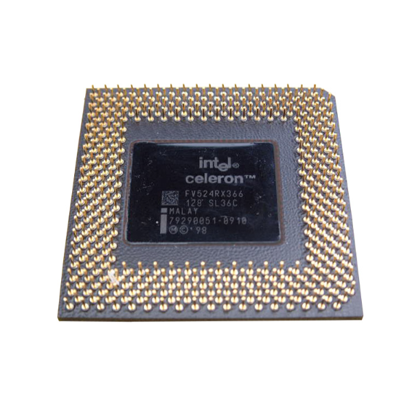 SL36C1 Intel Celeron 1-Core 366MHz 66MHz FSB 128KB L2 Cache Socket PPGA370 / SEPP242 Processor