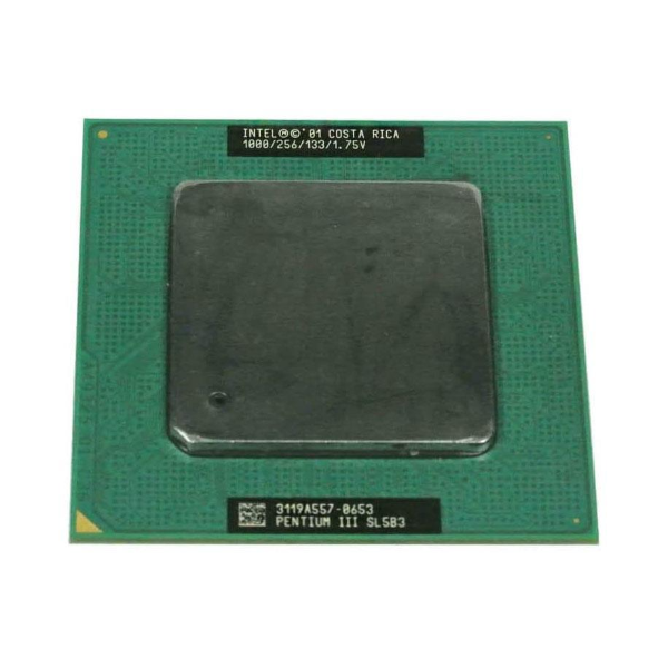 SL5B3-7 Intel Pentium III 1-Core 1.0GHz 1333MHz FSB 256KB L2 Cache Socket PPGA370 / SECC2495 Processor