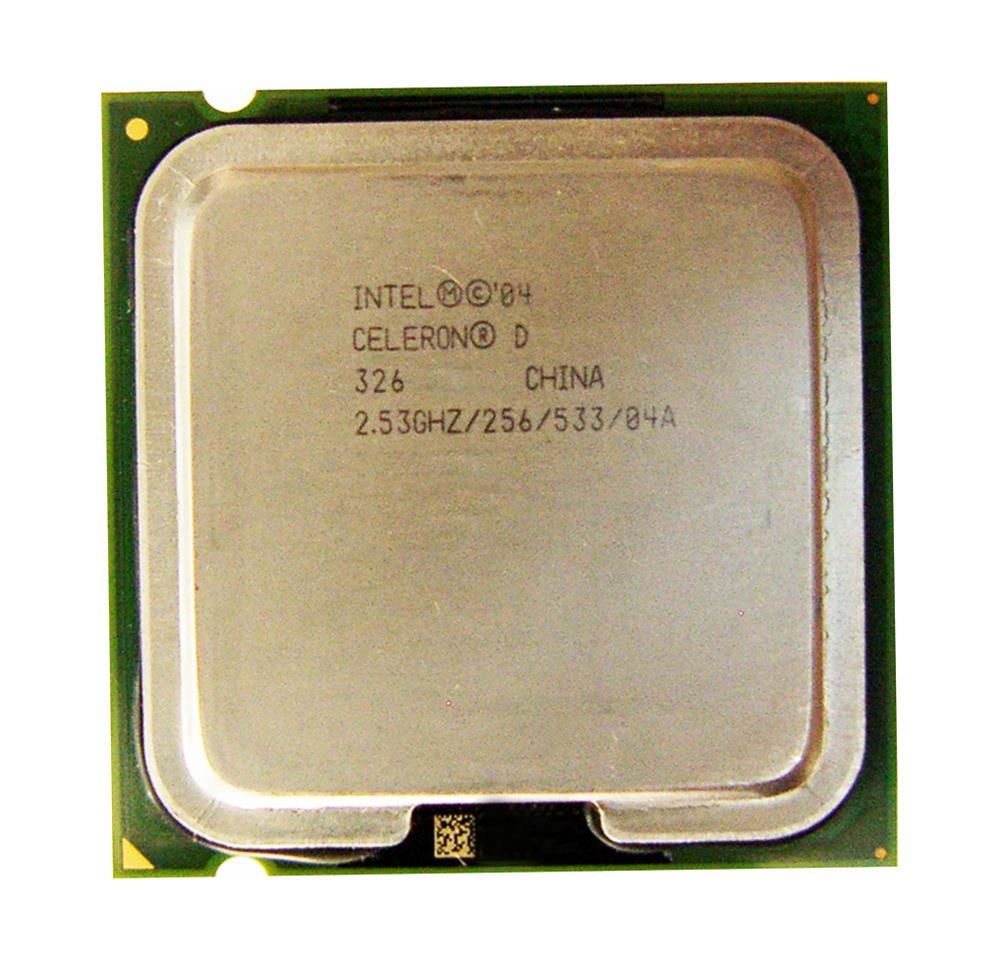SL8H55 Intel Celeron D 326 1-Core 2.53GHz 533MHz FSB 25...