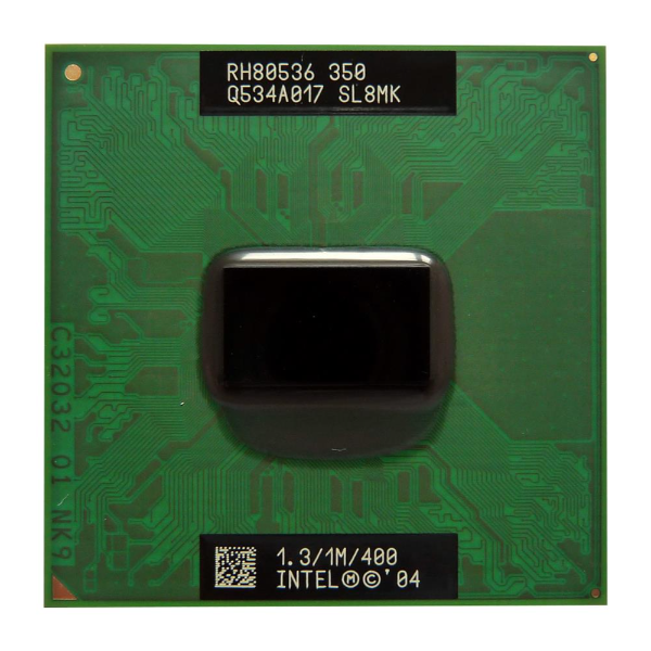 SL8MK Intel Celeron 350 1.30GHz 400MHz FSB 1MB L2 Cache Socket PPGA478 Mobile Processor