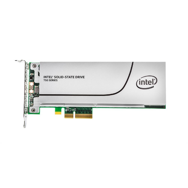 SSD750P4X1 Intel 750 Series 400GB Multi-Level Cell PCI-Express 3.0 x4 NVMe HH-HL Solid State Drive
