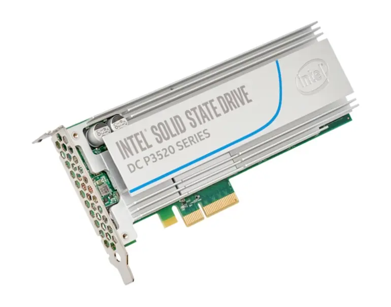 SSDPEDMX012T7 Intel DC P3520 Series 1.2TB Multi-Level Cell 1/2 Height PCI-Express 3.0 x4 Solid State Drive