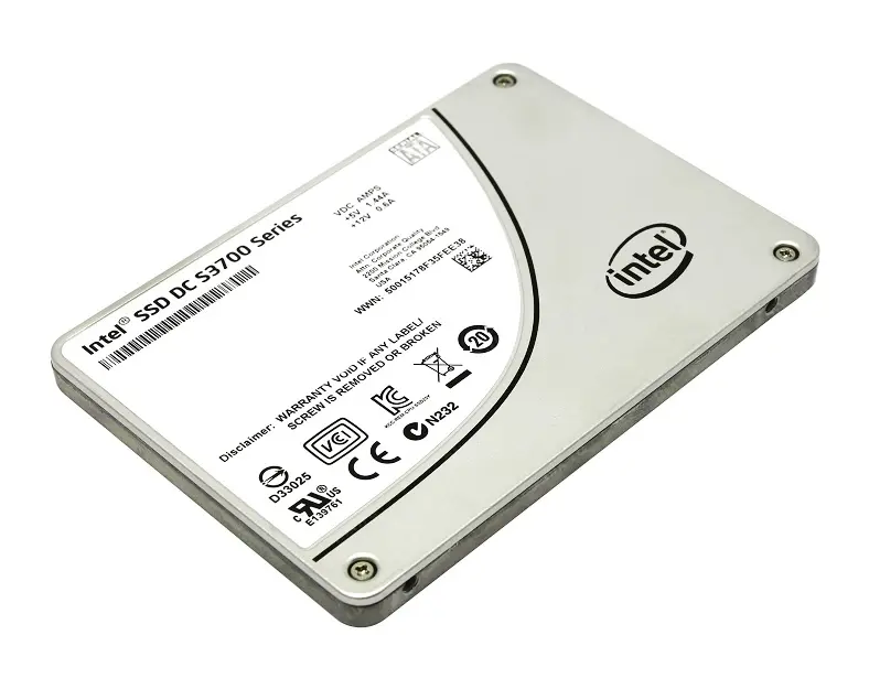 SSDSC2BA200G301 Intel SSD DC S3700 Series 200GB SATA 6GB/s 25NM MLC 2.5-inch Solid State Drive