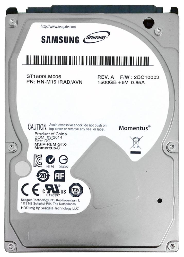 ST1500LM006 Seagate 1.5TB 5400RPM SATA 6GB/s 32MB Cache...