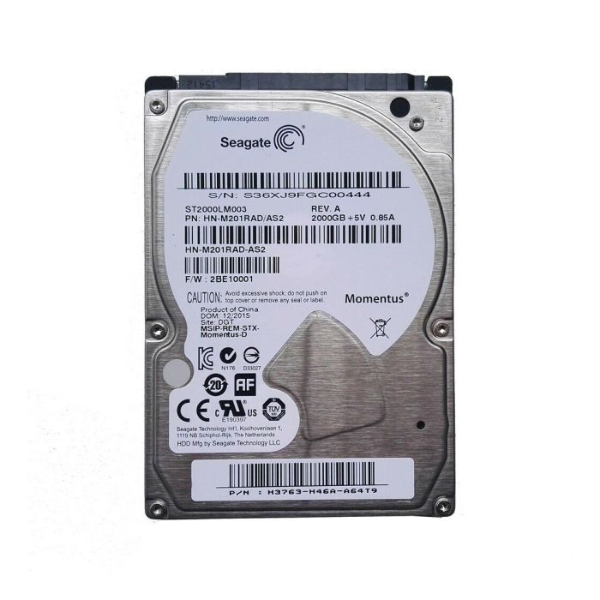 ST200LM003 Seagate 2TB 5400RPM SATA 6GB/s 2.5-inch Hard Drive