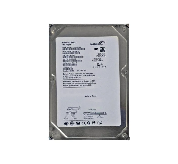 ST3160023A Seagate 160GB 7200RPM EIDE Ultra DMA/PATA-10...