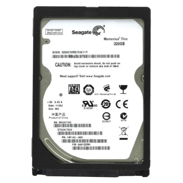 ST320LT023 Seagate Momentus 320GB 7200RPM SATA-300 16MB Cache 2.5-inch Hard Drive