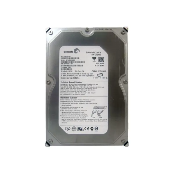 ST3400832AS Seagate BarraCuda 400GB 7200RPM SATA 8MB Ca...