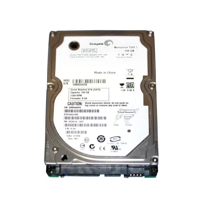 ST910021AS Seagate Momentus 100GB 7200RPM SATA-150 8MB ...