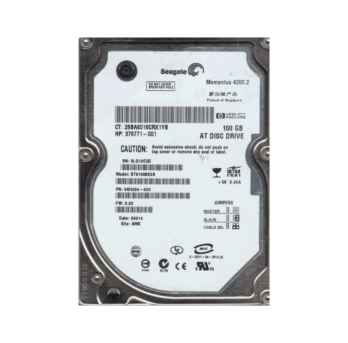 ST9100822A Seagate Momentus 100GB 4200RPM IDE/ATA-100 8...