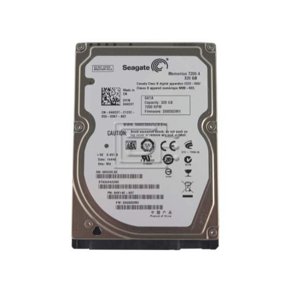 ST9120423ASG Seagate 120GB 7200RPM SATA 3GB/s 2.5-inch ...