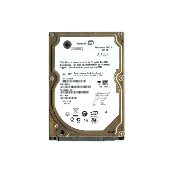 ST9120822SB Seagate 120GB 5400RPM SATA 1.5GB/s 2.5-inch...