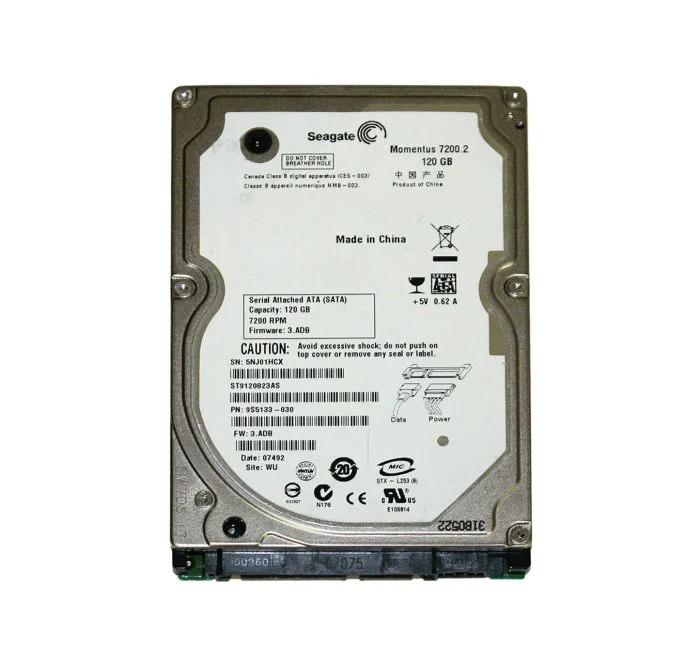 ST9120823AS Seagate Momentus 120GB 7200RPM SATA 3GB/s 8...