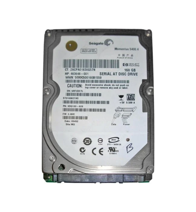 ST9160827AS Seagate Momentus 5400.4 160GB 5400RPM SATA ...