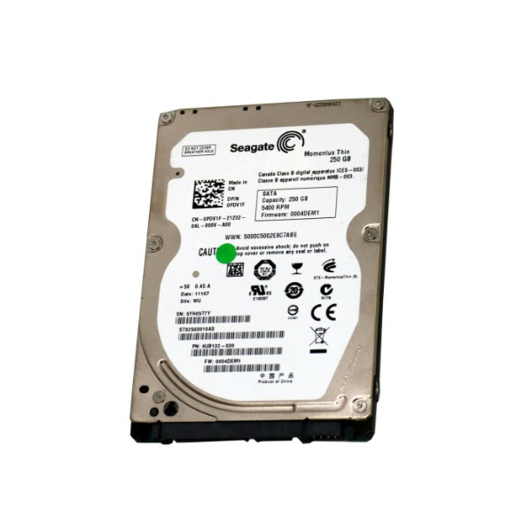 ST92503010AS Seagate Momentus 250GB 5400RPM SATA-300 8MB Cache 2.5-inch Hard Drive