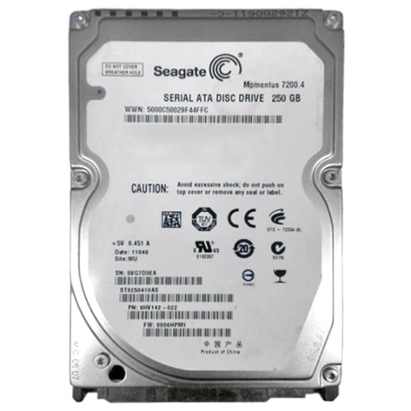 ST9250410AS Seagate 250GB 7200RPM SATA 3GB/s 7-Pin 16MB...