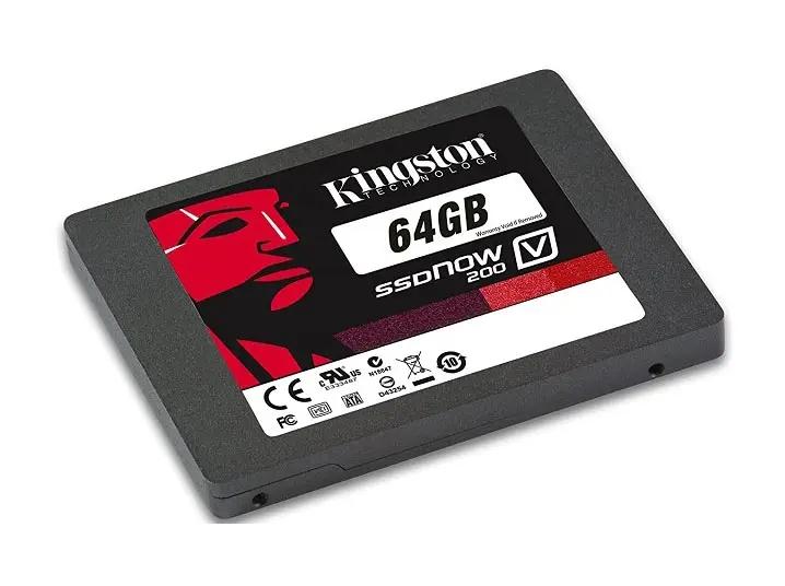 SV100S2/64G Kingston SSDNow V100 Series 64GB Multi-Leve...